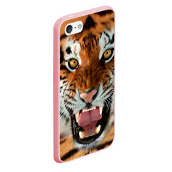 Чехол для iPhone 5/5S матовый Тигр - фото 2