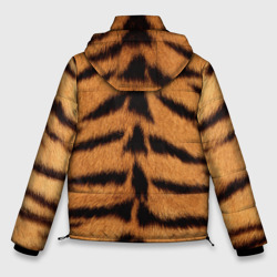 Куртка с принтом Тигр для мужчины, вид сзади №1. Цвет основы: черный