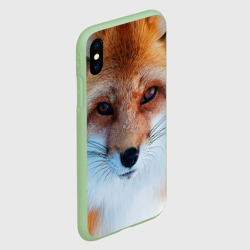 Чехол для iPhone XS Max матовый Лиса - фото 2