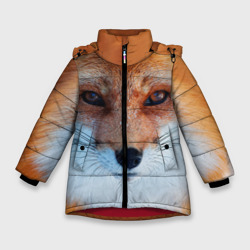 Зимняя куртка для девочек 3D Лиса