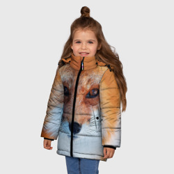 Зимняя куртка для девочек 3D Лиса - фото 2