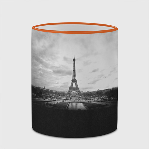 Кружка с полной запечаткой Париж, цвет Кант оранжевый - фото 4