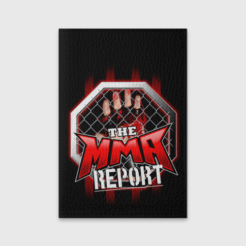 Обложка для паспорта матовая кожа MMA, цвет красный