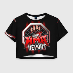 Женская футболка Crop-top 3D MMA