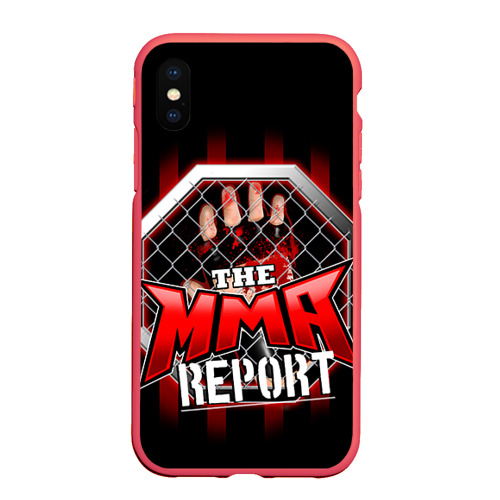 Чехол для iPhone XS Max матовый MMA, цвет красный