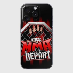 Чехол для iPhone 15 Pro силиконовый с защитой камеры MMA