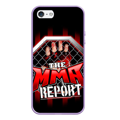 Чехол для iPhone 5/5S матовый MMA, цвет светло-сиреневый