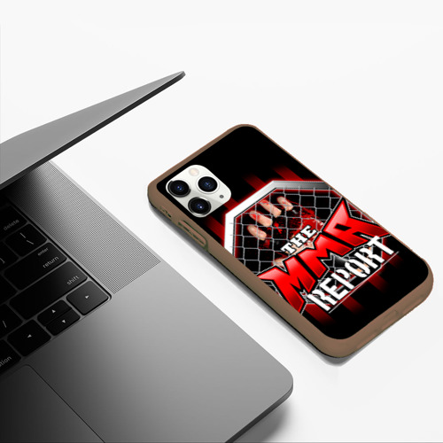 Чехол для iPhone 11 Pro Max матовый с принтом MMA, фото #5