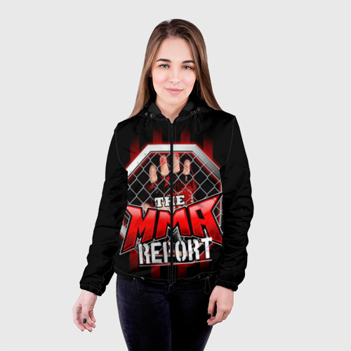 Женская куртка 3D MMA, цвет черный - фото 3