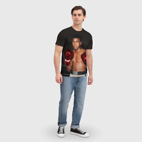 Мужская футболка 3D Мухаммед Али, цвет 3D печать - фото 5