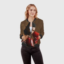 Женский бомбер 3D Майк Тайсон - фото 2