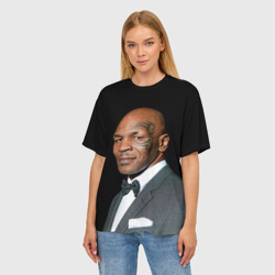 Женская футболка oversize 3D Тайсон - фото 2