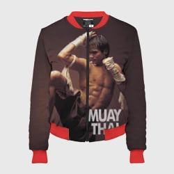 Женский бомбер 3D Муай тай