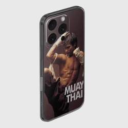 Чехол для iPhone 16 Pro Max силиконовый с защитой камеры Муай тай - фото 2