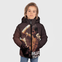 Зимняя куртка для мальчиков 3D Муай тай - фото 2
