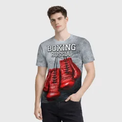 Мужская футболка 3D Boxing - фото 2