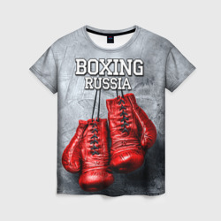 Женская футболка 3D Boxing