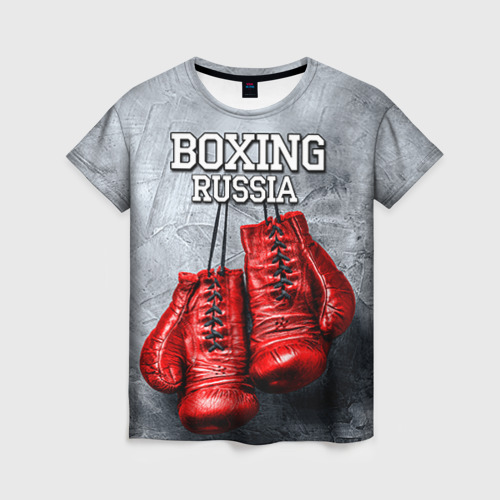 Женская футболка 3D Boxing, цвет 3D печать