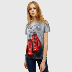 Женская футболка 3D Boxing - фото 2