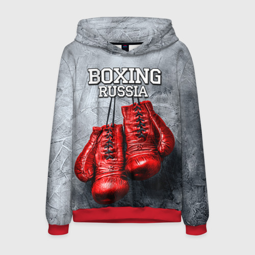 Мужская толстовка 3D Boxing, цвет красный