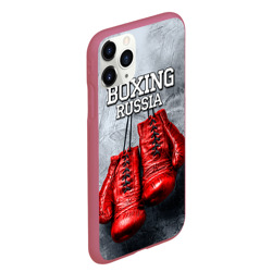 Чехол для iPhone 11 Pro Max матовый Boxing - фото 2