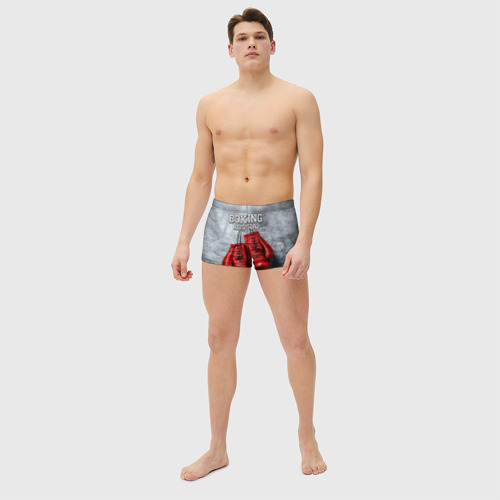 Мужские купальные плавки 3D Boxing, цвет 3D печать - фото 5