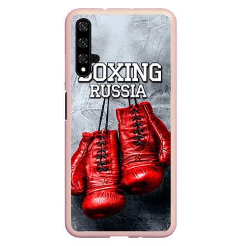 Чехол для Honor 20 Boxing, цвет светло-розовый