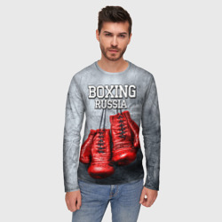 Мужской лонгслив 3D Boxing - фото 2