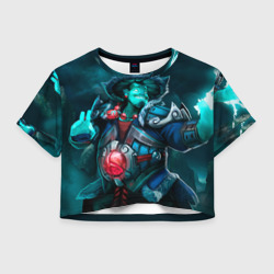 Женская футболка Crop-top 3D Storm Spirit