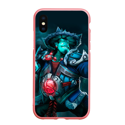 Чехол для iPhone XS Max матовый Storm Spirit, цвет баблгам