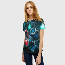 Женская футболка 3D Storm Spirit - фото 2