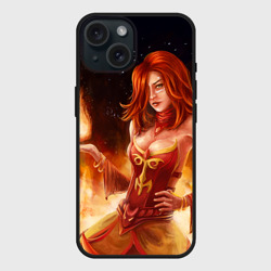 Чехол силиконовый для Apple iPhone 15 матовый Lina