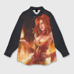 Женская рубашка oversize 3D Lina