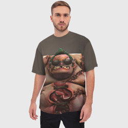 Мужская футболка oversize 3D Pudge - фото 2