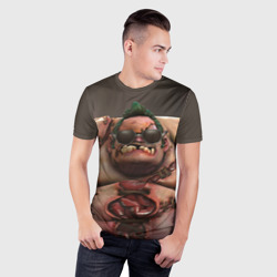 Мужская футболка 3D Slim Pudge - фото 2