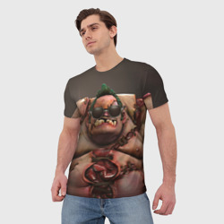 Мужская футболка 3D Pudge - фото 2