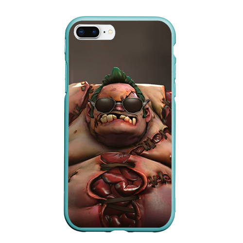 Чехол для iPhone 7Plus/8 Plus матовый Pudge, цвет мятный