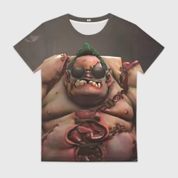 Женская футболка 3D Pudge