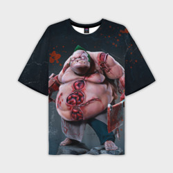 Мужская футболка oversize 3D Pudge