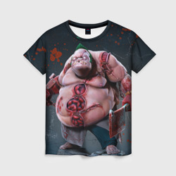 Женская футболка 3D Pudge