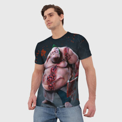 Мужская футболка 3D Pudge - фото 2