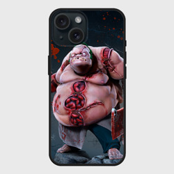 Чехол силиконовый для Apple iPhone 15 матовый Pudge