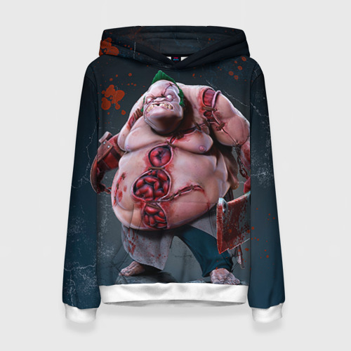 Женская толстовка 3D Pudge, цвет 3D печать