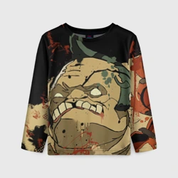 Детский лонгслив 3D Pudge