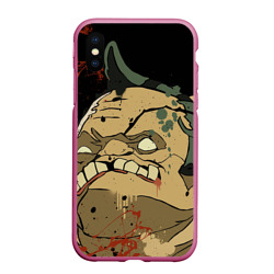 Чехол для iPhone XS Max матовый Pudge