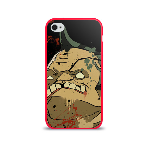 Чехол для Apple iPhone 4/4S силиконовый глянцевый Pudge Фото 01 Чехол для Apple iPhone 4/4S силиконовый глянцевый Pudge Фото 01