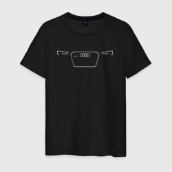 Мужская футболка хлопок Audi RS5 LED headlights