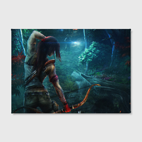 Холст прямоугольный Tomb Raider, цвет 3D печать - фото 2