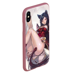 Чехол для iPhone XS Max матовый The nine-tailed FOX Ahri - фото 2