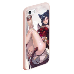 Чехол для iPhone 5/5S матовый The nine-tailed FOX Ahri - фото 2